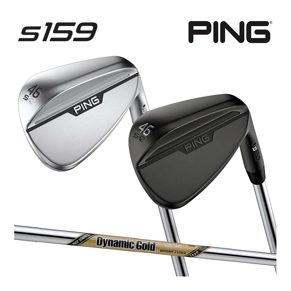 PING ピンゴルフ S159 ウエッジ 左右 ロフト ライ角 グリップ選択可能 ミッドナイト 標準スチール DG EX TOUR ISSUE イシュー シャフト ピンコンセプトショップ グルッペ