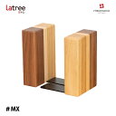 Latree ブックエンド3 モザイク #MX PL1FUN0100180_MXOL 小さな無垢の木 幸せインテリア 飛騨家具 PLAM プラム ラトレ おしゃれ 木製 アンティーク 本立て ブックスタンド ナチュラル 木目 入学祝 新築祝
