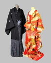 【レンタル】色打掛&紋服セット 色打掛28 フルセットレンタル【送料無料】和装 神社 ブライダル 着物 結婚式 前撮り 後撮り