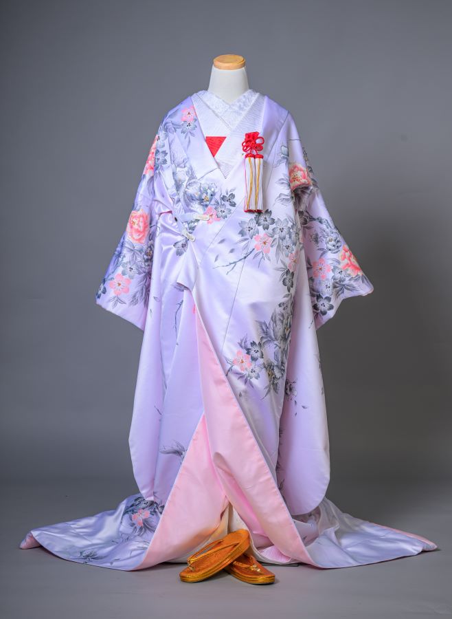 【レンタル】色打掛36 フルセットレンタル【送料無料】和装 神社 ブライダル 着物 結婚式 前撮り 後撮り