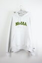 【メンズ新品】 MOMA x CHAMPION (モマ x チャンピオン) MOMA LOGO REVERSE WEAVE SWEAT HOODIE モマ ロゴ リバースウェーブ スウェット フーディー SILVER GRAY NEW