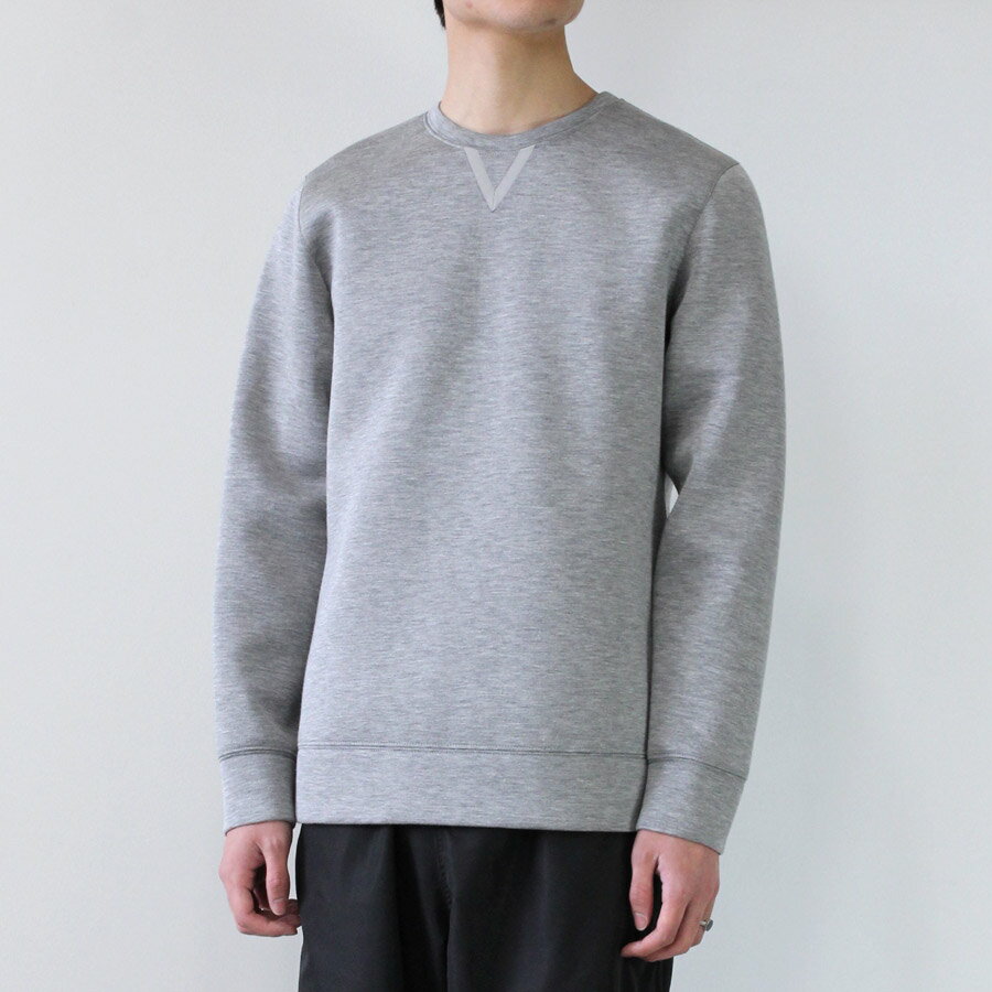 【SALE】【メンズ新品】【送料無料】HELMUT LANG (ヘルムートラング) TAPE DETAIL CREWNECK / GREY ボンディング スウェット NEW