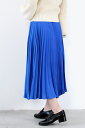 【SALE】【送料無料】【レディース新品】SHAINA MOTE (シャイナモート) ASTER SKIRT プリーツスカート ANTIQUE BLUE［NEW]