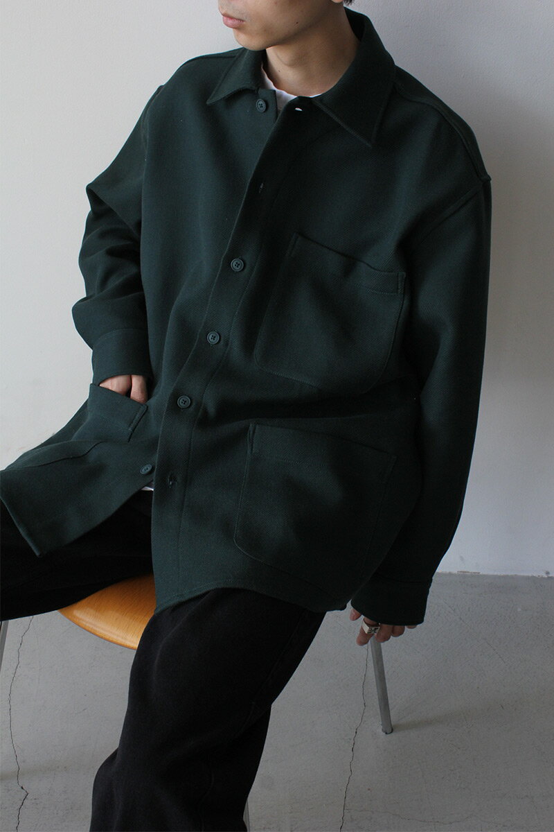 SCHNAYDERMAN'S（シュナイダーマン）OVERSHIRT OVERSIZED TWILL オーバーサイズシャツジャケット GREEN 