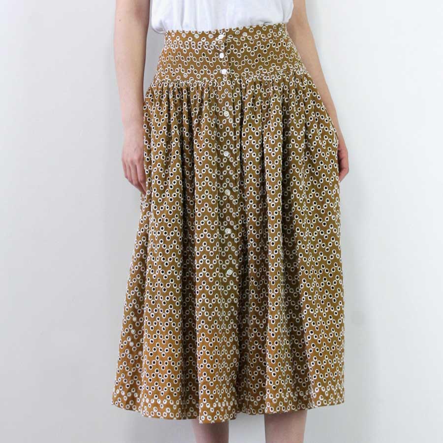 【SALE】【送料無料】【レディース】【新品】NIKKI CHASIN（ニッキー チェジン)(WOMENS) LINGO SKIRT / OAK ロング スカート［NEW]