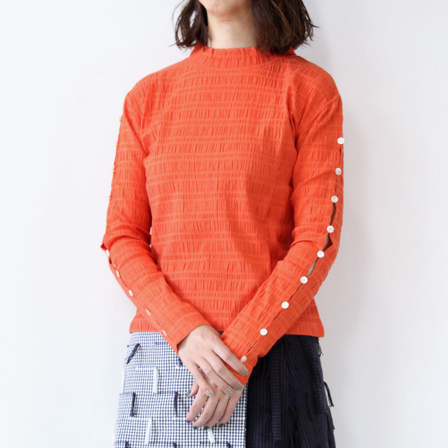 【SALE】【レディース】【新品】NIKKI CHASIN（ニッキー チェジン) SIMA TURTLENECK シマ タートルネック PERSIMMON [NEW]