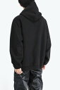 【SALE】LADY WHITE CO.（レディ ホワイト カンパニー）SUPER WEIGHTED HOODIE ヘビーウェイトパーカー BLACK NEW