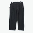 yÁz(KA) STEVEN ALAN (XeB[uA) MADE IN USA WOOL PANTS USA E[pc BLACK [SIZE: XS USED]