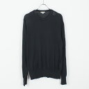 yÁz(KA) ACNE (ANl) L/S HI-GAUGE KNIT  nCQ[W jbg BLACK [SIZE: S USED]