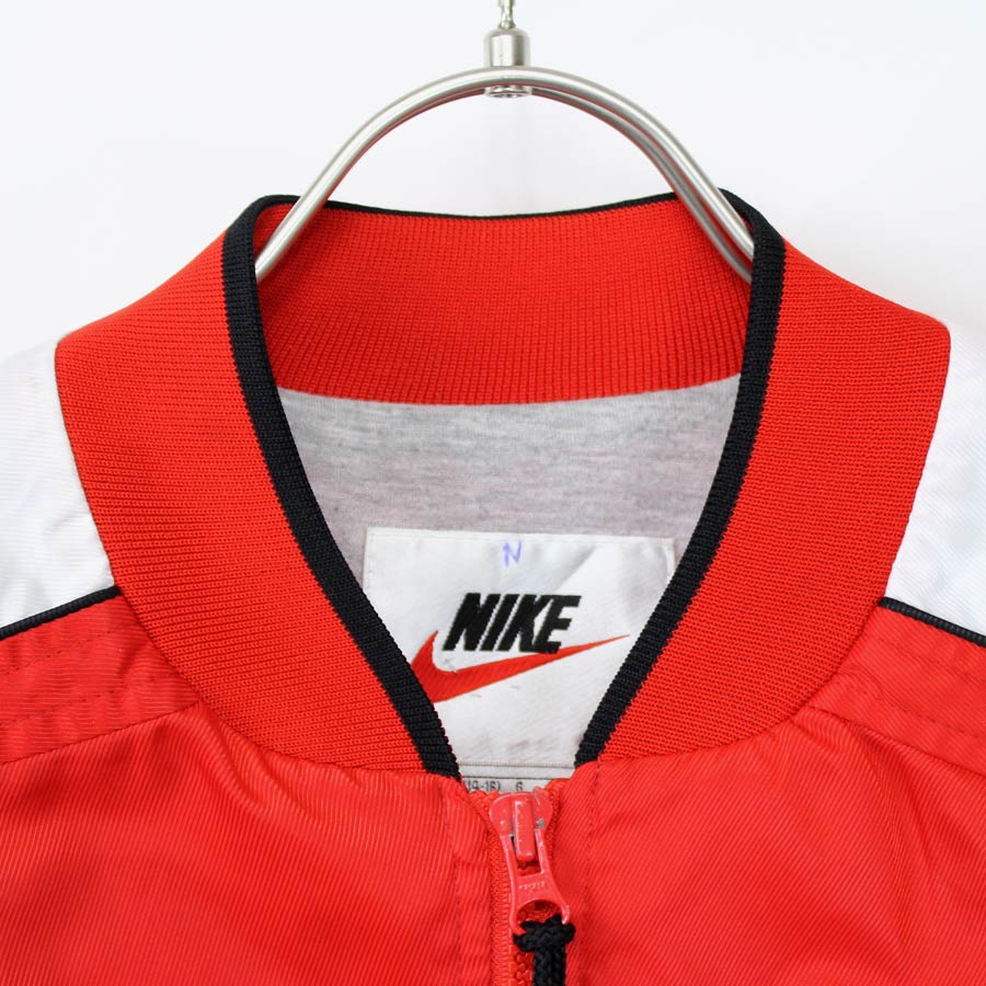 【中古】90'S NIKE （ナイキ） NYLON ZIP UP JACKET ナイロンジャケット[SIZE:L USED]