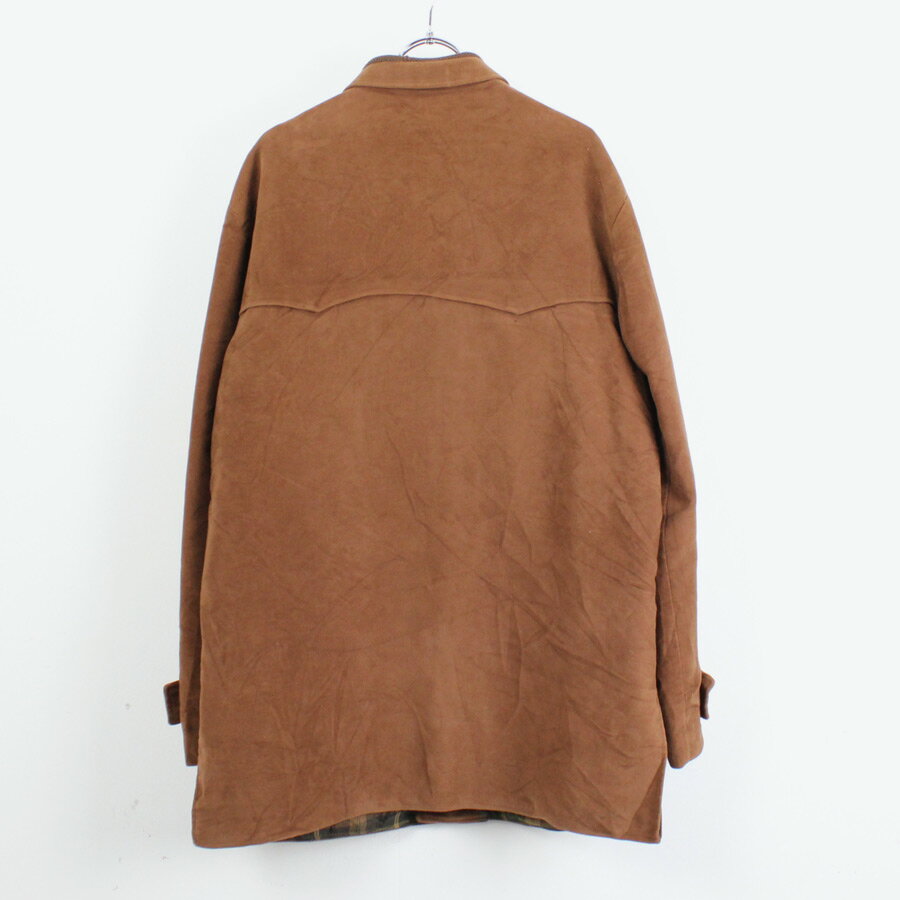 【中古】【送料無料】 (KA) JOSKE'S (ジョスケ) MADE IN SWITZLAND 60'S FAKE SUEDE JACKET スイス製 60年代 フェイク スエード ジャケット BROWN [SIZE: XL相当 USED]