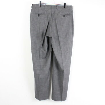 【中古】【送料無料】(KA) EMPORIO ARMANI (エンポリオアルマーニ) MADE IN ITALY SLACKS PANTS イタリア製 スラックス パンツ CHECK [SIZE: 52(L相当) USED]