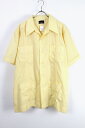 yÁz(KA) PREMIER (v~A) 90'S CUBA SHIRT 90N L[o@Vc YELLOW [SIZE: XL USED]