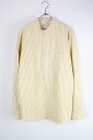 yÁzy(KA) RICHARD JAMES (`[h WF[X) 90'S L/S LINEN POLO SHIRT 90N  l | Vc@YELLOW [SIZE: L USED]