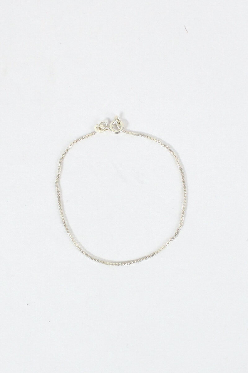 【中古】(KA) VINTAGE ITALIAN SILVER (ヴィンテージ イタリアン シルバー) MADE IN ITALY 925 SILVER BRACELET シルバー ブレスレット ONE SIZE: USED