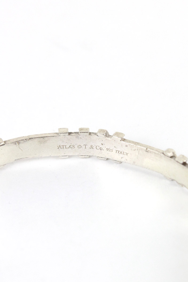 【中古】【送料無料】【WOMENS】(KA) TIFFANY&CO. (ティファニーアンドコー) STARLING SILVER ATLAS BANGLE スターリング シルバー アトラス バングル [SIZE: O/S USED]