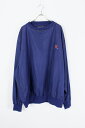 yÁz POLO GOLF (| St) 90'S PULLOVER NYLON JACKET 90N vI[o[ iC WPbg NAVY@ [SIZE: XL USED]