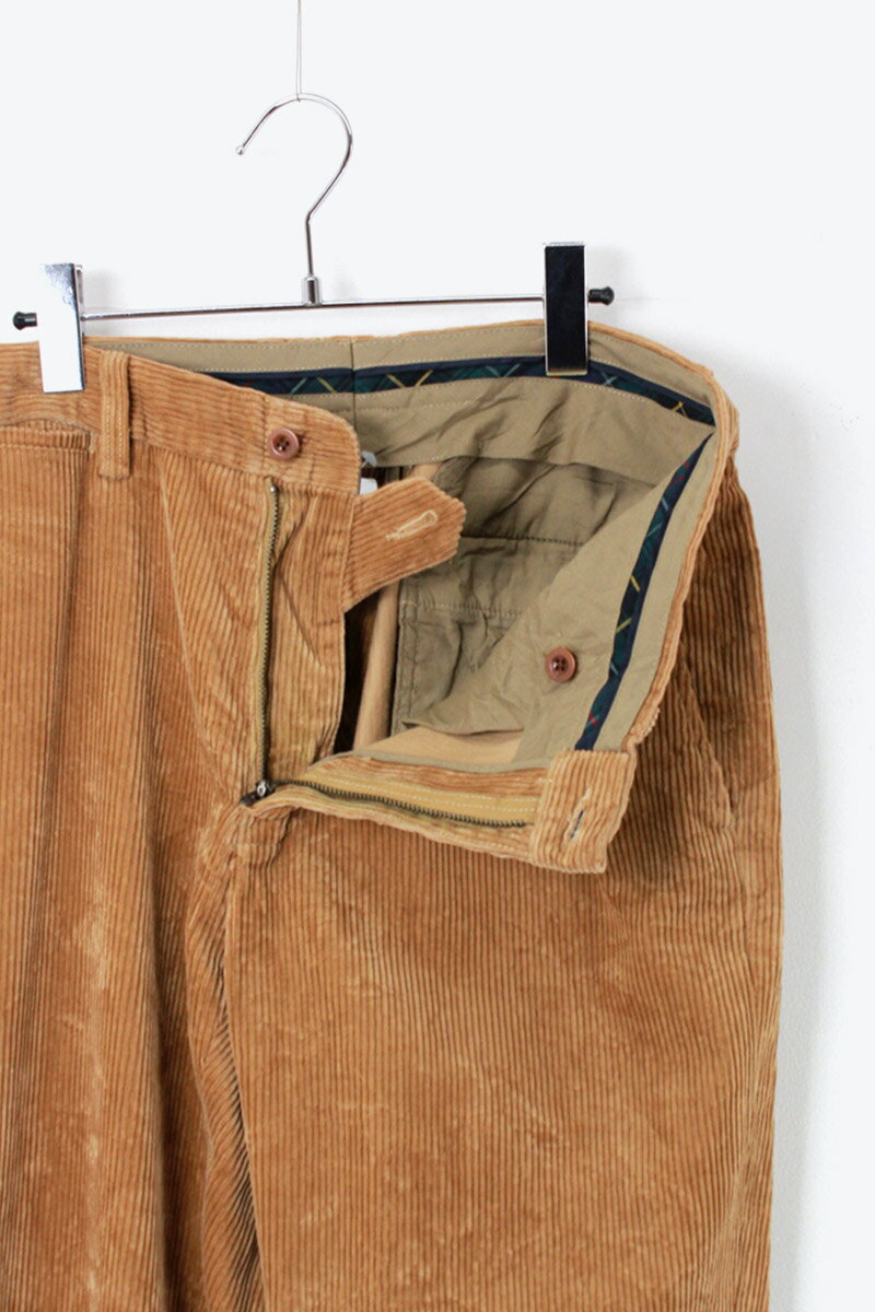 【中古】 (KA) POLO BY RALPH LAUREN (ポロ バイ ラルフローレン) 90'S CORDUROY PANTS コーデュロイ パンツ BEIGE [SIZE: 33x30 USED]