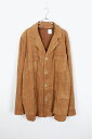 yÁzyz MARIO CALDI (}IJfB) MADE IN ITALY 90'S SUEDE LEATHER JACKET C^A 90N XG[h U[ WPbg BEIGE@ [SIZE: XL USED]