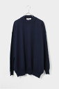 yÁz FIII (tB[) MADE IN ITALY MOCK NECK SWEATER C^A bNlbN Z[^[ NAVY@ [SIZE: XL USED]