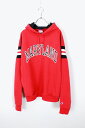 yÁz CHAMPION(`sI) MARYLAND COLLEGE SWEAT HOODIE [h JbW XEFbg t[fB[ RED@ [SIZE: L USED]