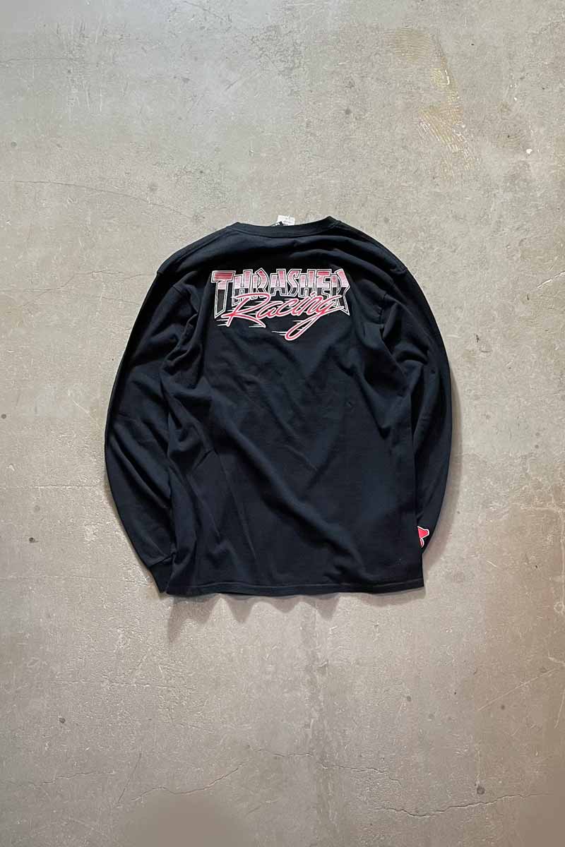 šTHRASHER (å㡼) L/S BUCK PRINT T-SHIRT Ĺµ Хå ץ T BLACK [S...
