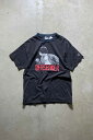 yÁzHANES (wCY) 01'S S/S BERSERKER TOUR PRINT BAND T-SHIRT 01N  o[U[J[ cA[ vg oh TVc BLACK [SIZE: M USED]