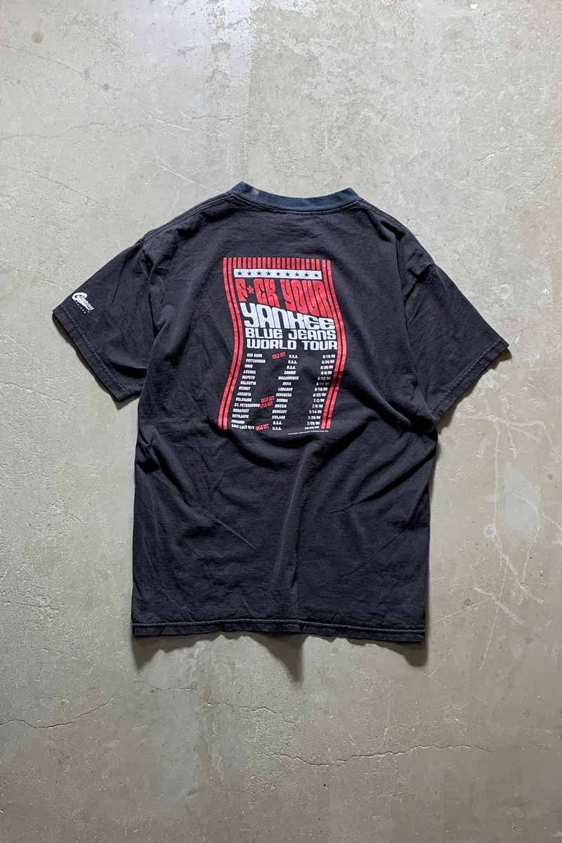 【中古】HANES (ヘインズ) 01'S S/S BERSERKER TOUR PRINT BAND T-SHIRT 01年 半袖 バーザーカー ツアー プリント バンド Tシャツ BLACK [SIZE: M USED]