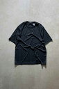 yÁzCLAIBORNE (NC{[) 90'S S/S POLYESTER T-SHIRT 90N  |GXe TVc BLACK [SIZE: L USED]