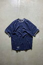 【中古】NIKE (ナイキ) S/S HENLEY NECK RINGER T-SHIRT 半袖 ヘンリー ネック リンガー ティーシャツ NAVY [SIZE: L DEADSTOCK/NOS]