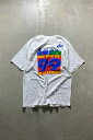 yÁzASICS (AVbNX) MADE IN CANADA 99'S S/S NEW YORK MARATHON PRINT T-SHIRT Ji_ 99N  j[[N }\ vg TVc WHITE [SIZE: XL USED]