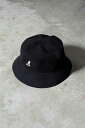 yÁzKANGOL (JS[) BUCKET HAT oPbg nbg BLACK [SIZE: XL USED]