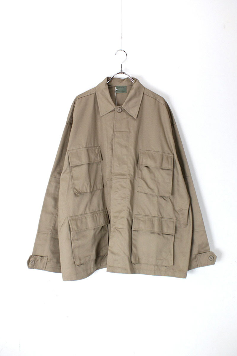 【メンズ新品】ROTHCO (ロスコ) BDU SHIRT JACKET シャツ ジャケット KHAKI [NEW]