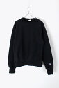 yÁz CHAMPION (`sI) REVERSE WEAVE CREW NECK SWEAT SHIRT o[XEB[u N[lbN XEFbg Vc BLACK [SIZE: S USED]