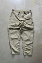 yÁzREI (C) 90'S 2WAY NYLON CARGO PANTS 90N 2EFC iC J[S pc BEIGE [SIZE: M USED]