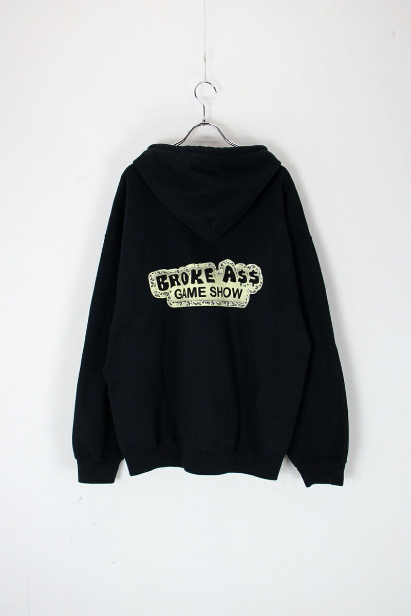 【中古】 GILDAN (ギルダン) MTV ZIP SWEAT HOODIE ジップスウェット フーディー BLACK [SIZE: L USED]