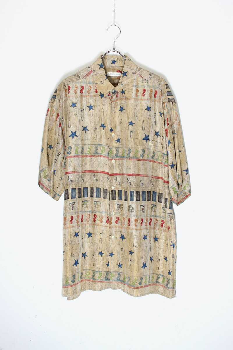 JULIUS NYC㤨֡šBURMA BIBAS (Сޡ ӥޥ S/S DESIGN SILK SHIRT Ⱦµ ǥ 륯  BEIGE [SIZE: M USED]פβǤʤ7,980ߤˤʤޤ