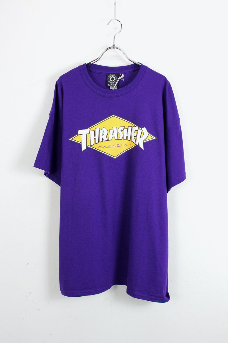 【メンズ新品】 THRASHER (スラッシャー) DIAMOND LOGO TEE Tシャツ 日本未発売モデル PURPLE [NEW]