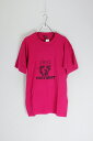 yÁz SCREEN STARS (XN[X^[Y) MADE IN USA 90'S STATE MEET 1992 TEE SHIRT USA 90N TVc / PINK [SIZE: L USED]