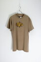 yÁzMURINA (i) MADE IN USA 90'S CAGED TEE SHIRT USA 90N TVc BEIGE [SIZE: L USED]