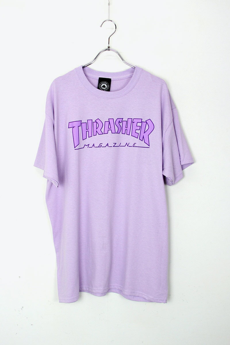  THRASHER (スラッシャー) OUTLINED TEE Tシャツ 日本未発売モデル ORCHID 