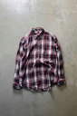 yÁzTOMMY HILFIGER (g~[ qtBK[) 90'S L/S B.D COTTON CHECK SHIRT 90N  {^_E Rbg `FbN Vc MULTI [SIZE: M USED]