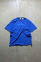 yÁzNIKE (iCL) Y2K EARLY 00'S S/S JUST DO IT PRINT T-SHIRT A[[ 00N  WXg hD Cbg vg TVc BLUE [SIZE: XL USED]