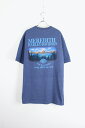 yÁzHARLEY DAVIDSON (n[[_rbh\) 90'S MEREDITH TEE SHIRT 90N vg TVc NAVY [SIZE: XL USED]