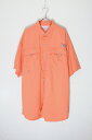 yÁzCOLUMBIA (RrA) PFG S/S BAHAMA SHIRT s[GtW[  on} Vc SALMON PINK [SIZE: XL USED]