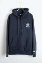 yÁzKITH (LX) NY YANKEES PULLOVER SWEAT HOODIE j[[N L[X vI[o[ XEFbg t[h NAVY [SIZE: M USED]