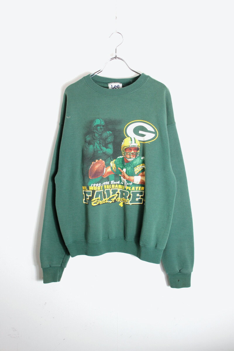 LEE SPORT (リースポーツ) 90'S NFL GREEN BAY PACKERS SWEATSHIRT 90年代 エヌエフエル グリーン ベイ パッカーズ スウェットシャツ GREEN 