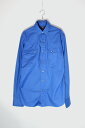 yÁzPOLO SPORT (| X|[c) 90'S L/S WESTAN SHIRT 90N  EGX^ Vc BLUE [SIZE: M USED]