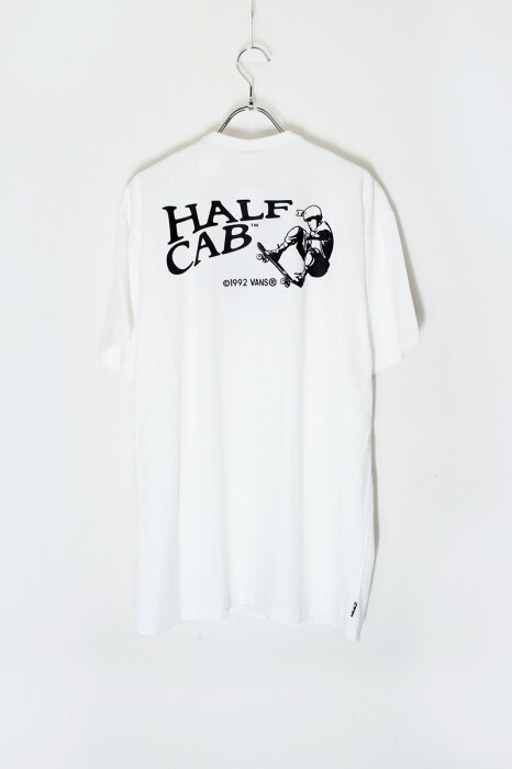【中古】VANS (バンズ) MADE IN MEXICO HALF CAB T-SHIRT MEXICO製 ハーフ カブ Tシャツ WHITE [SIZE: M DEADSTOCK/NOS]