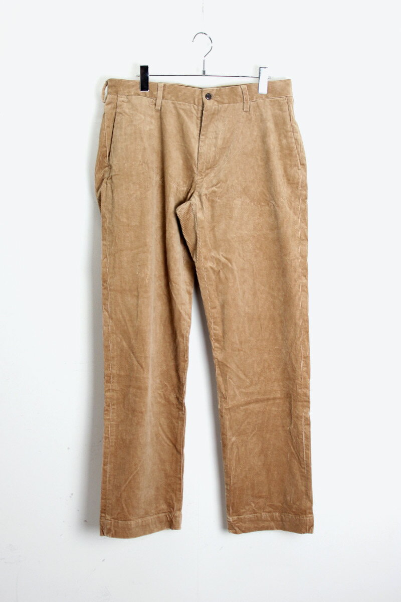 【中古】 POLO RALPH LAUREN (ポロ ラルフ ローレン) CORDUROY PANTS コーデュロイ パンツ BEIGE [SIZE: W32 x L32 USED]